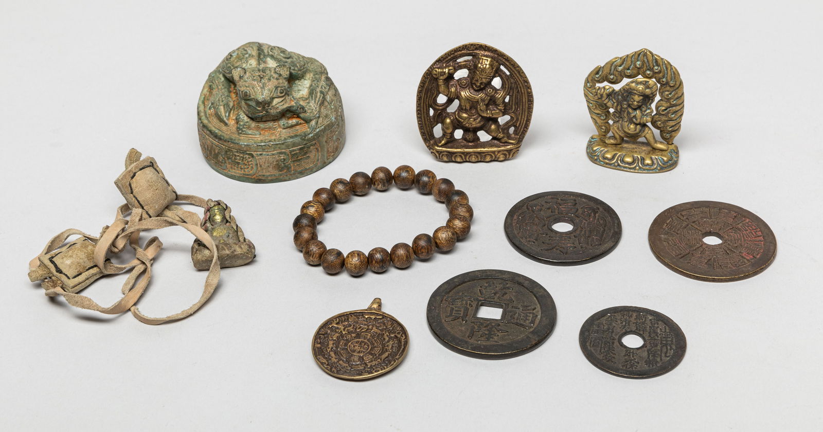 Chinese Agarwood Beads & Brass Pieces (1 of 19)