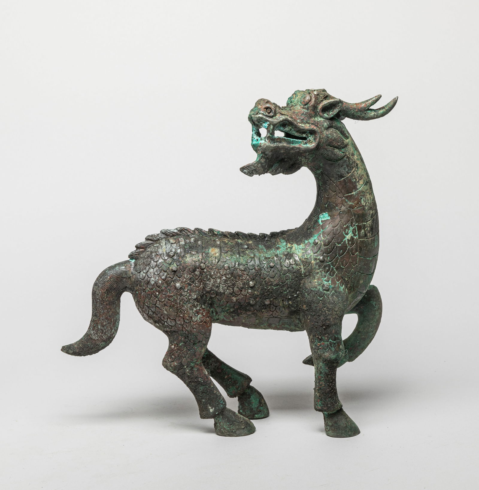 Large Chinese Ming Type Sculpture of Qilin (1 of 15)