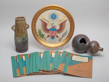 Books, Wall Hanging & Studio Art Vases