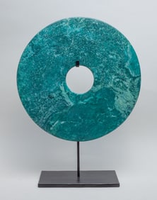 Large Chinese Jade/ Stone Bi