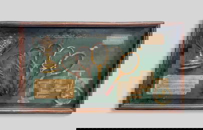 The History of The Tennis Racket Wall Hanging
