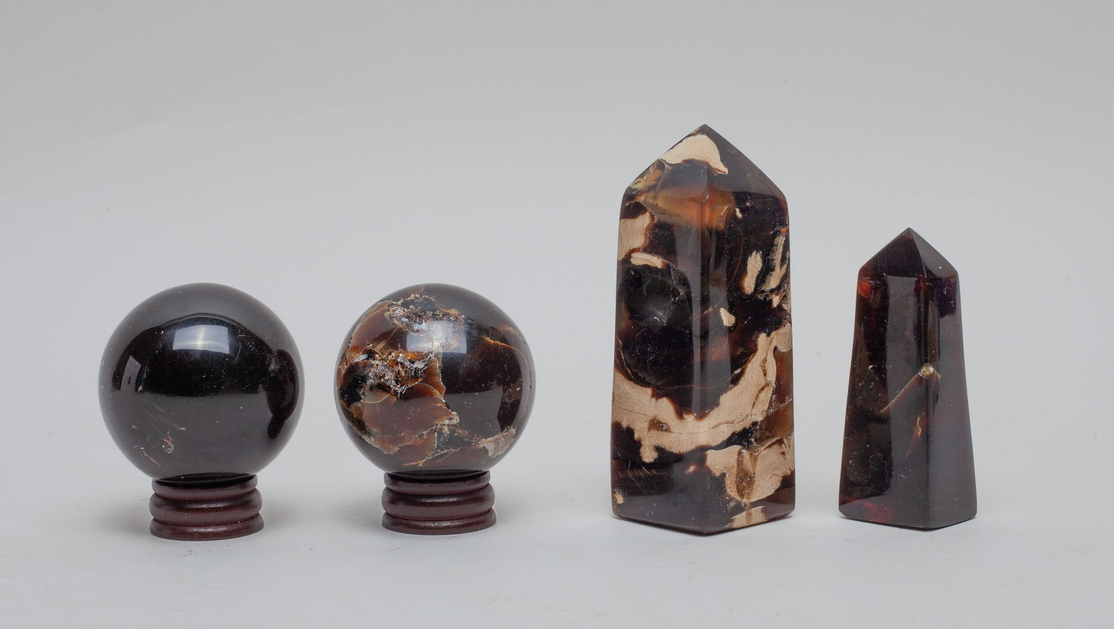 Vintage Amber Balls & Sculptures (1 of 8)
