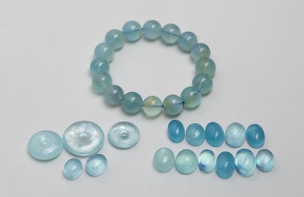 High Quality Chinese Aquamarine Beads & Cut Stones