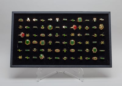 Estate Chinese Gold Filled Rings