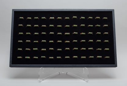 Estate Chinese Gold Filled Rings, Spinach Jade