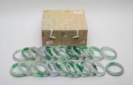 Estate Large Set Chinese Bangles