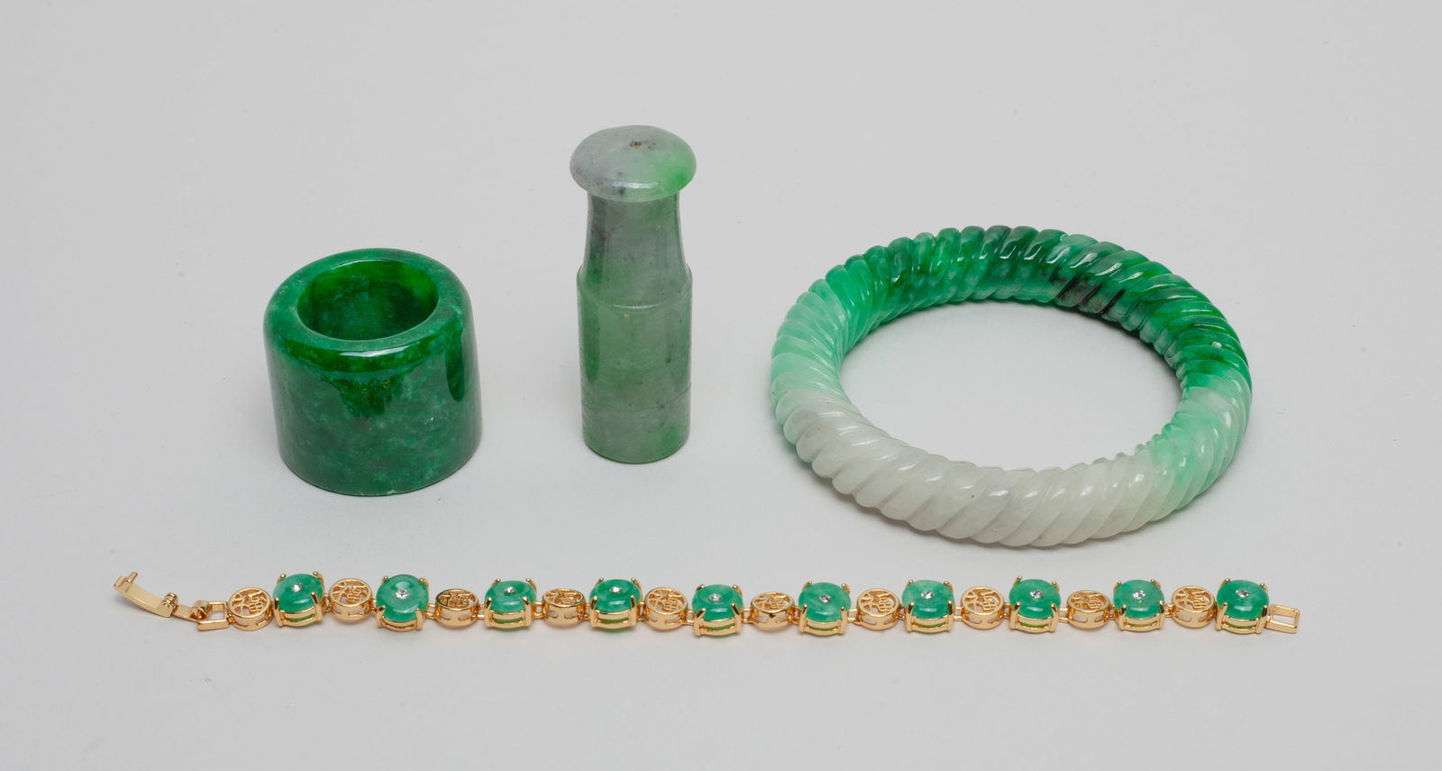 Chinese Bangle, Bracelet, Thumb Ring (1 of 11)