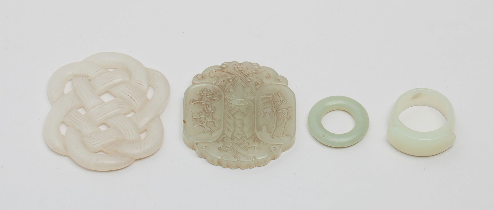 Chinese Jade Ring & Pendants (1 of 8)