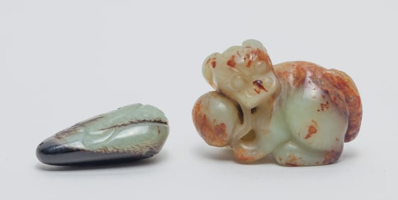 Chinese Yen/ Ming Type Jade Beasts