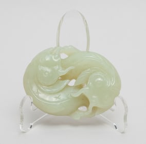 Chinese Ming Type Jade Cat Fish