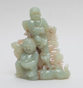 Chinese Jade Sculpture of Hehe