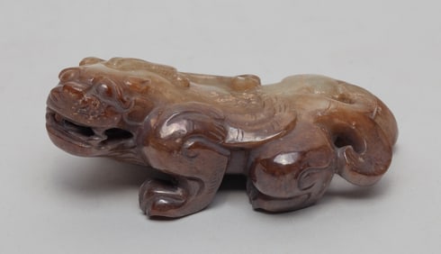 Chinese Jade Sculpture of Beast