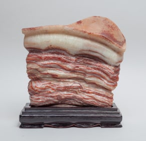 Chinese Scholar Stone Table Sculpture