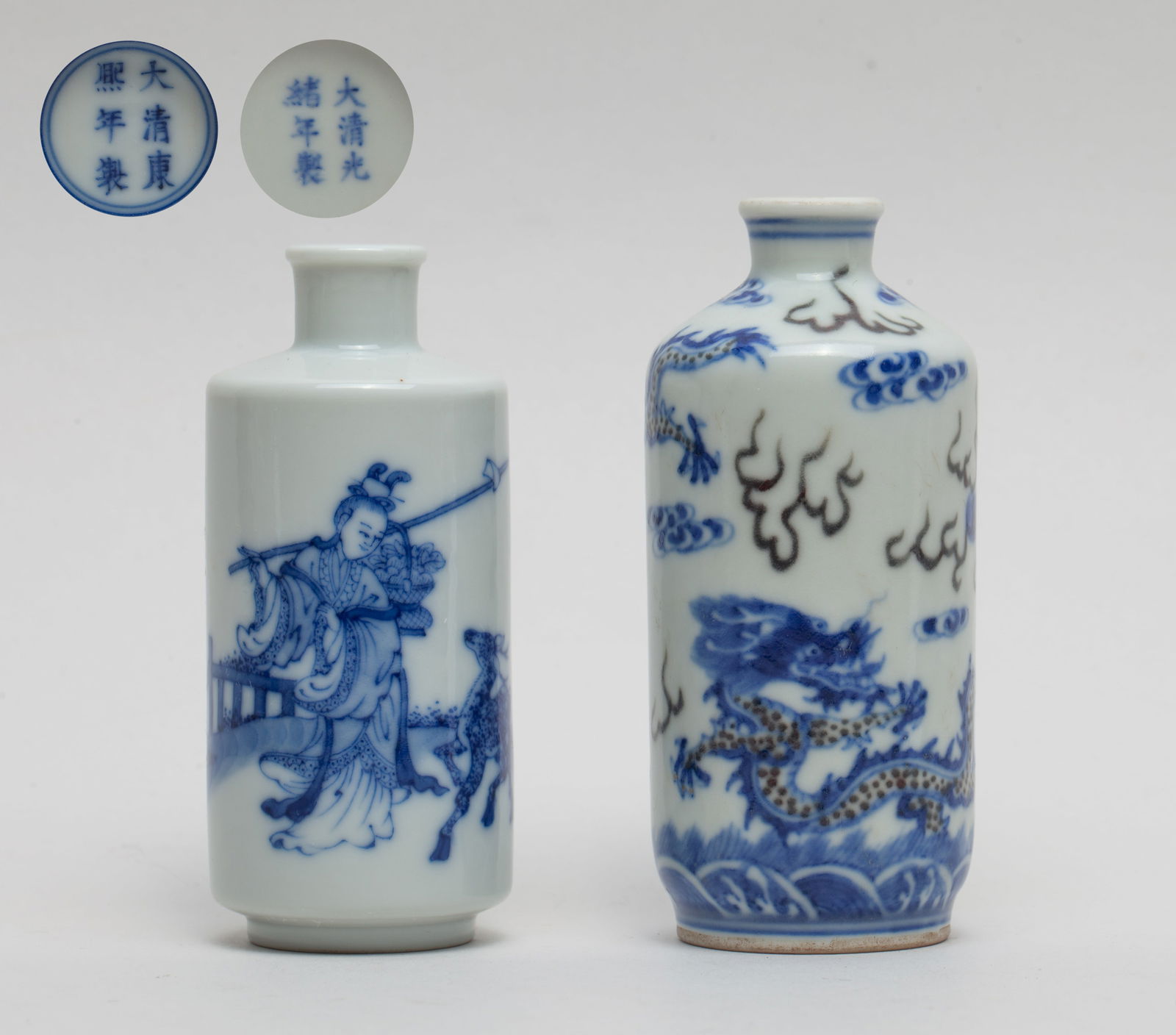 Estate Chinese Porcelain Snuff Bottles (1 of 10)