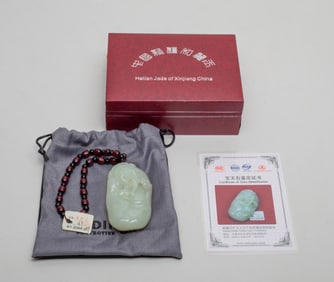 Chinese Export Jade Pendant