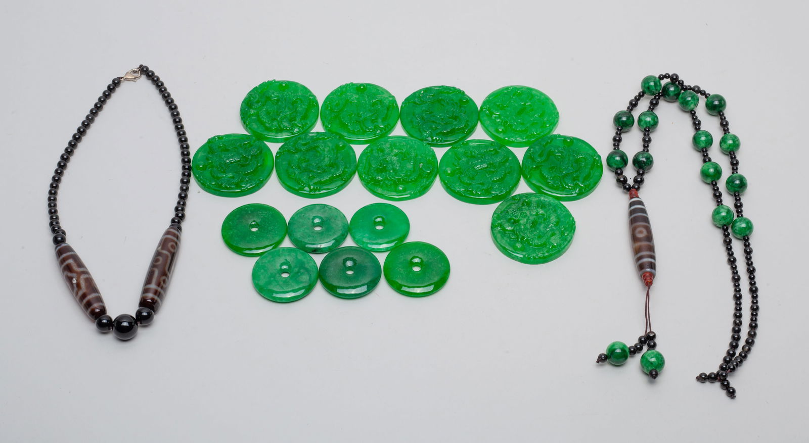 Estate Chinese Colored Stone Jewelry (1 of 11)