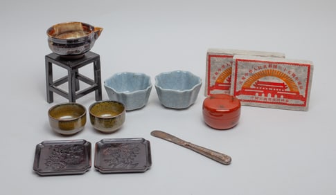 Chinese Vintage Tea Bricks & Porcelains