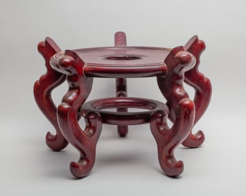 Large Chinese Wood Stand