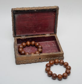 Large Bead Chinese Agarwood Prayer Beads