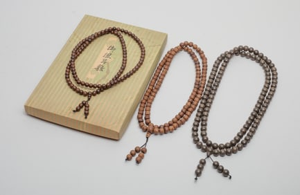 Estate Chinese Agarwood Prayer Beads