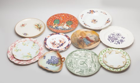 Continental Vintage Bone China Plates