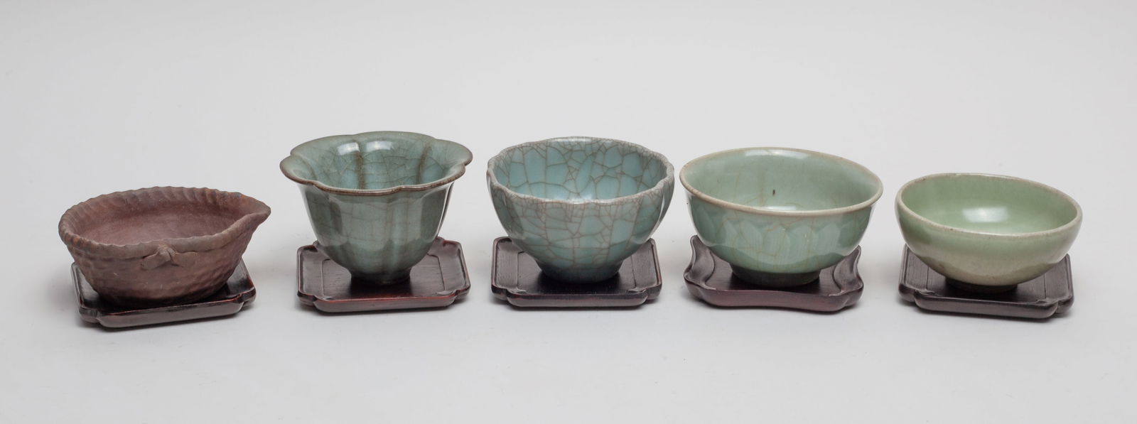 Set Chinese Porcelain Tea Cups (1 of 12)