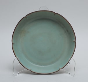 Chinese Ru Type Porcelain Plate