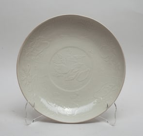 Chinese Ding Type Porcelain Plate