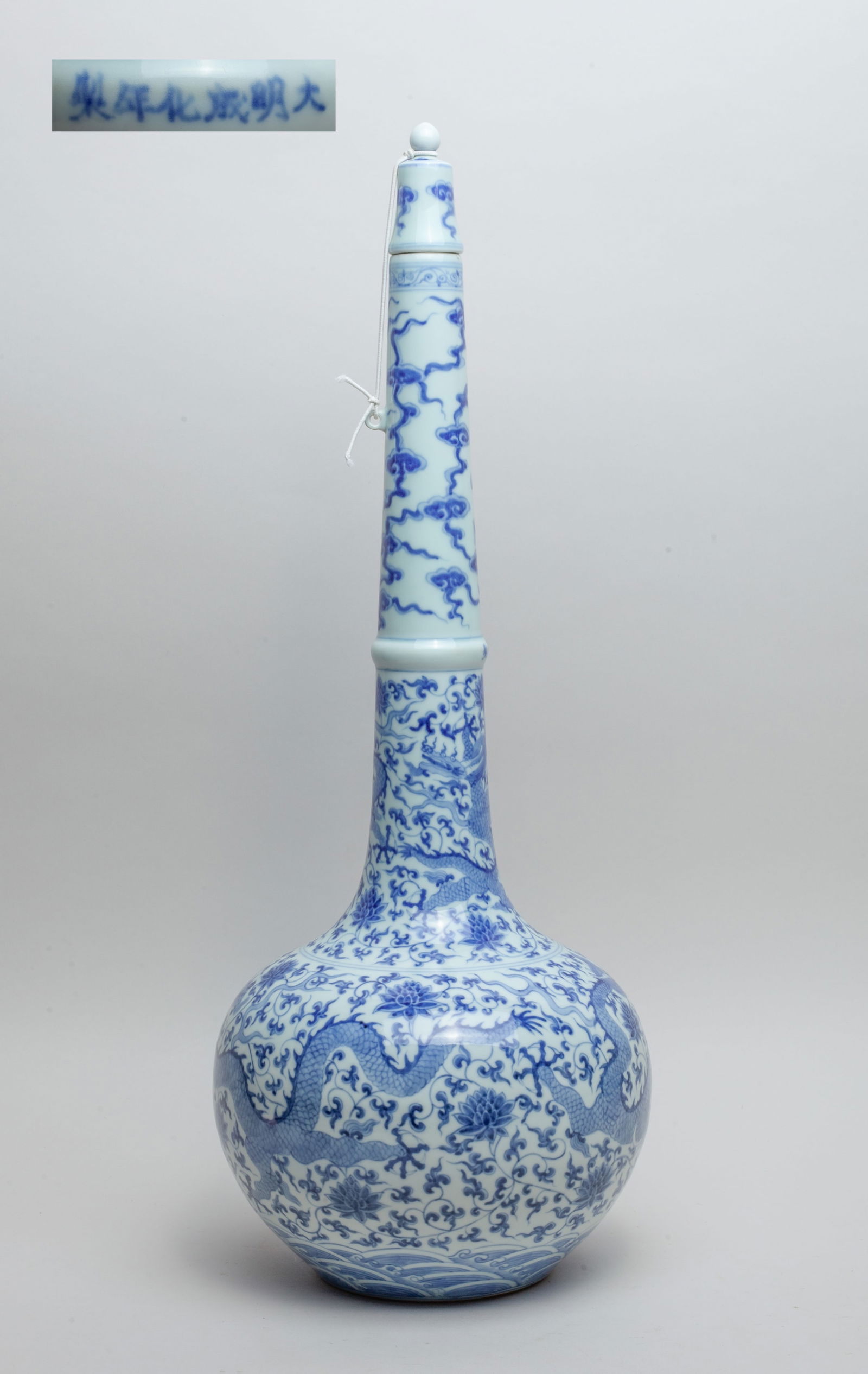 Tall Chinese Export Porcelain Vase (1 of 13)