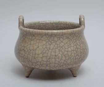 Chinese Ge Type Porcelain Censer