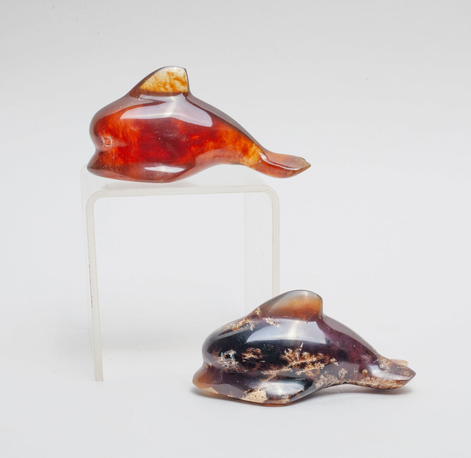 Two Root Amber Sculptures (1 of 12)