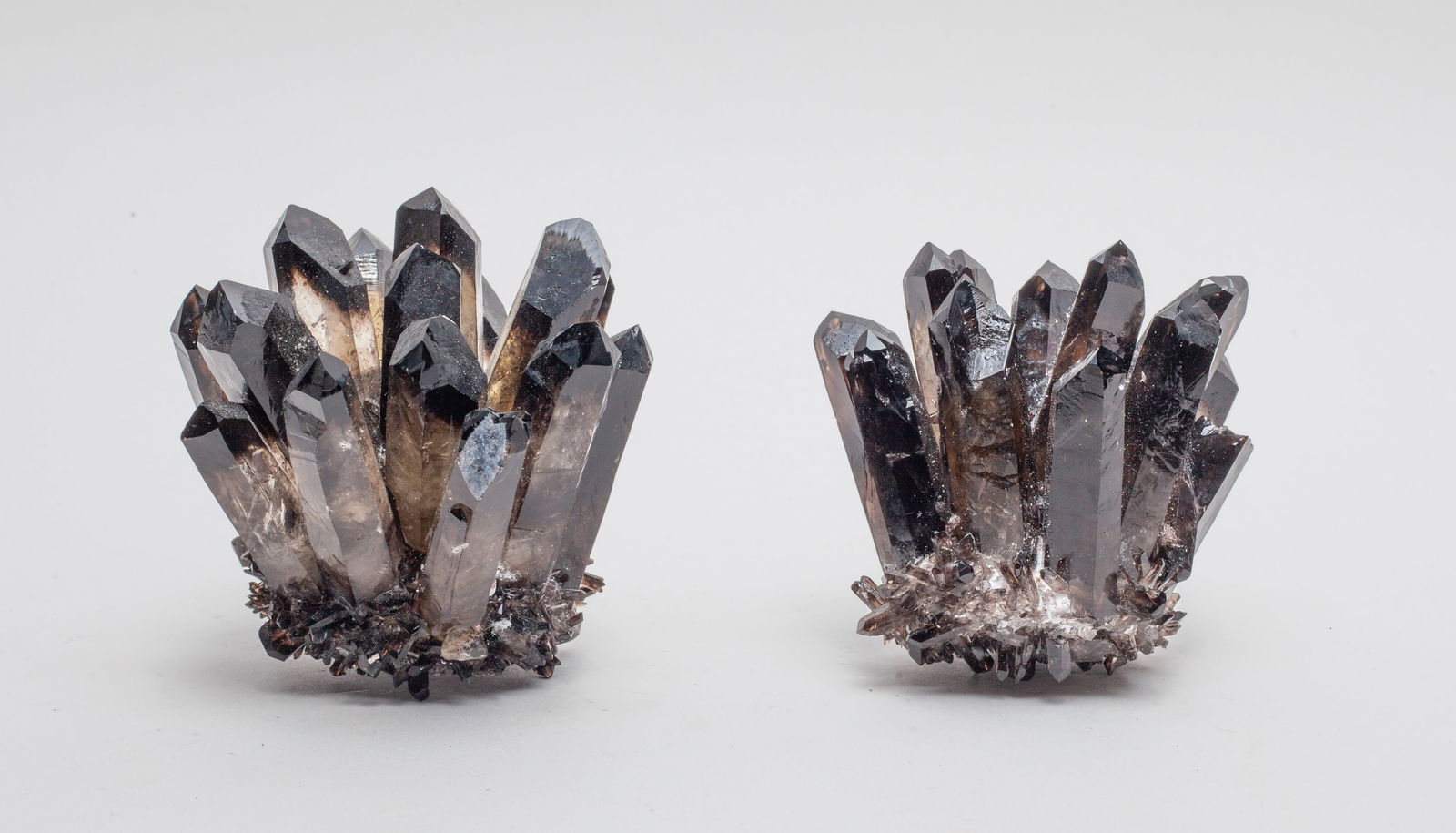 Two Smoky Crystal Sculptures (1 of 11)