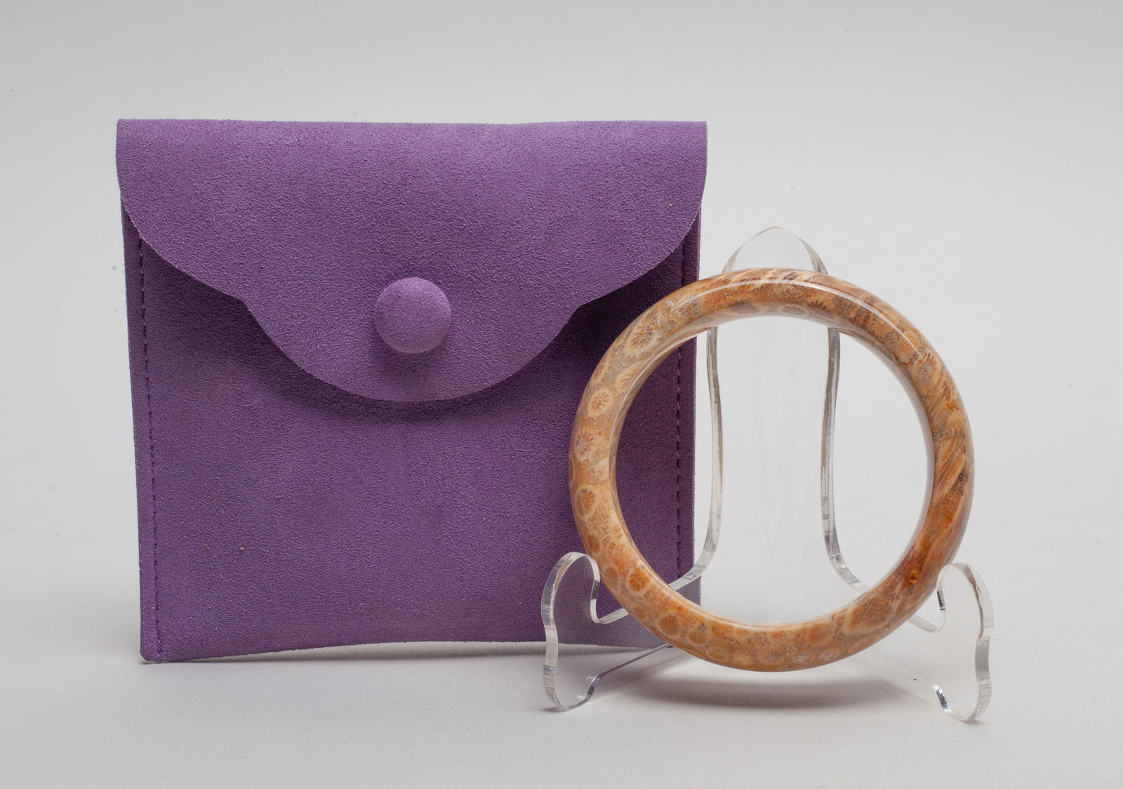 Fossilized Stone Bangle (1 of 9)