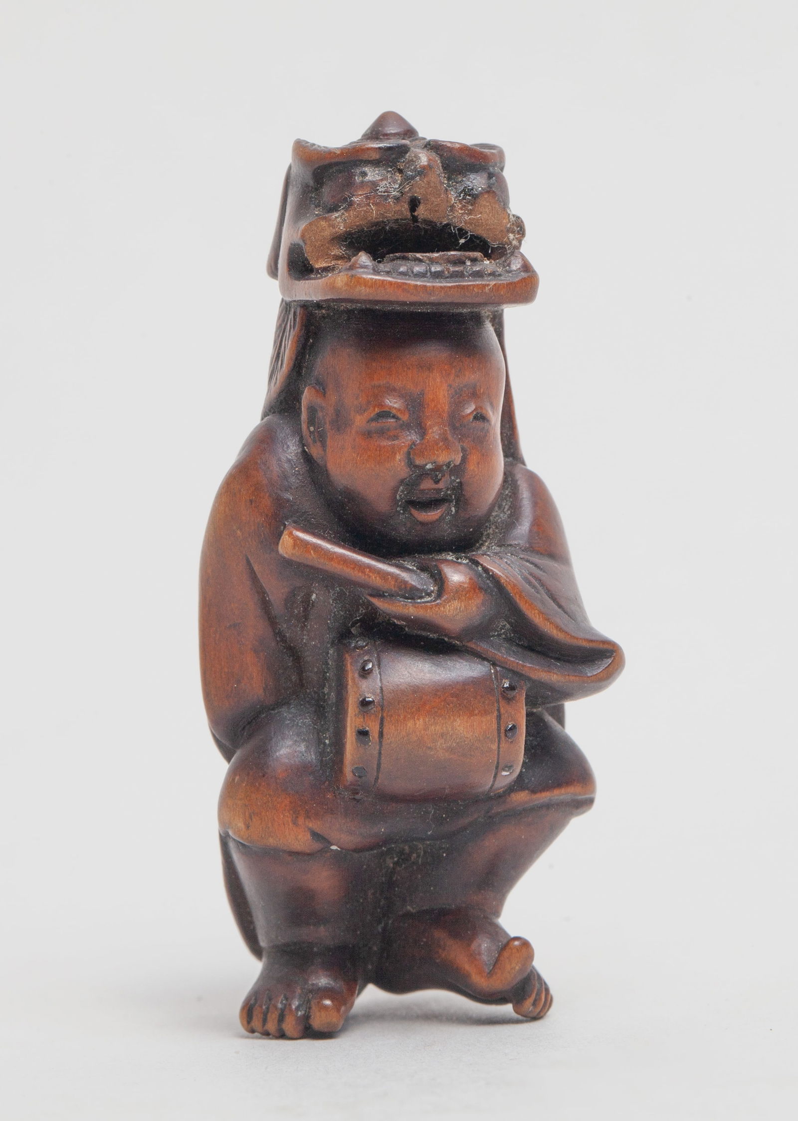 Antique Japanese Wood Carved Netsuke (1 of 8)