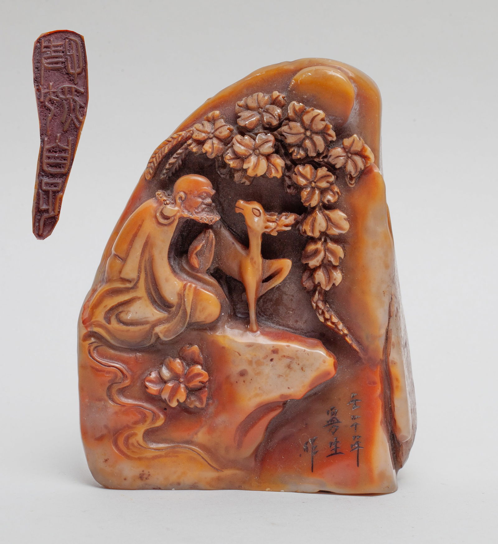 Large Chinese Shoushan Stone Seal (1 of 14)