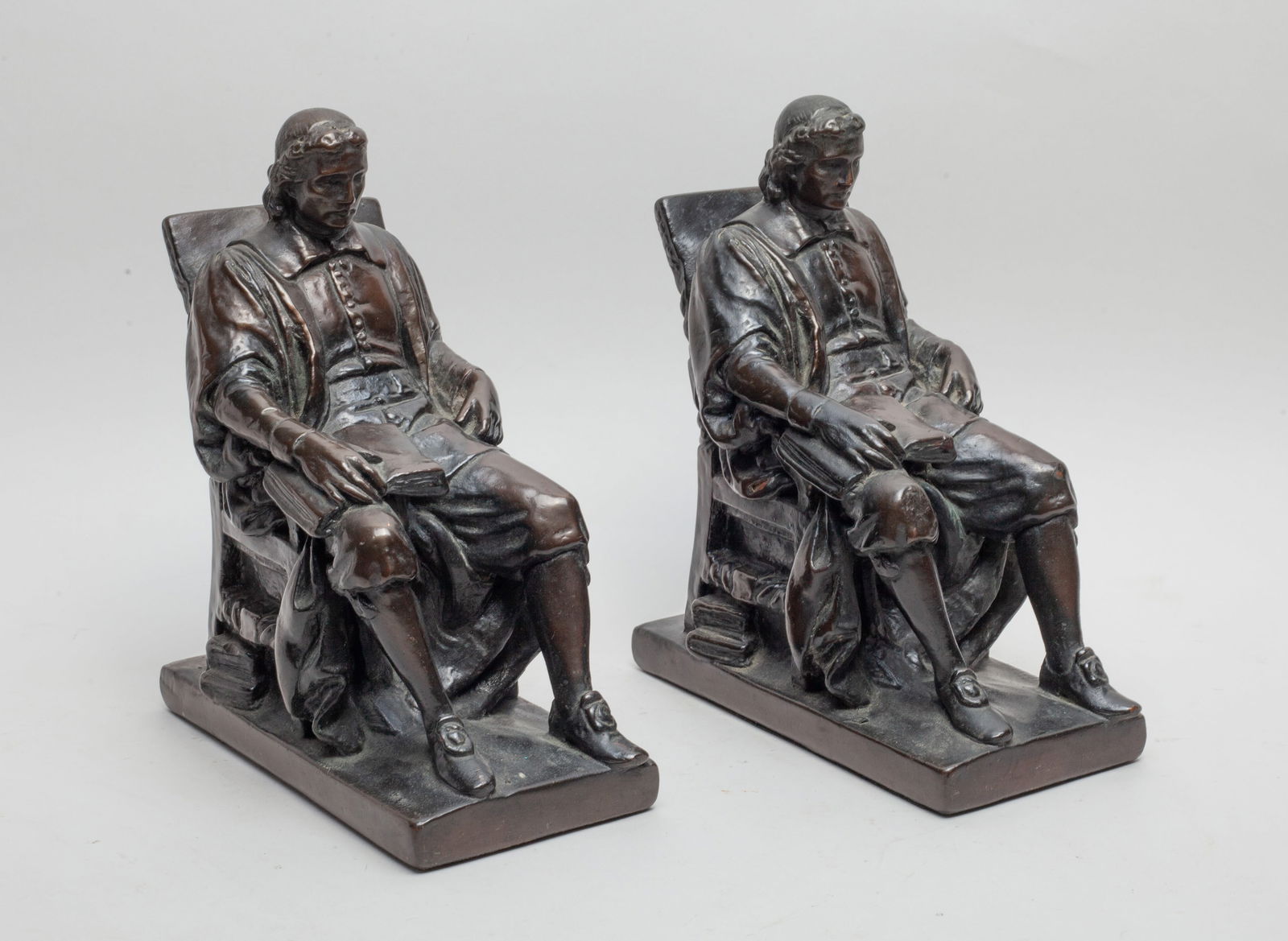 John Harvard Bookends or Statuettes (1 of 11)