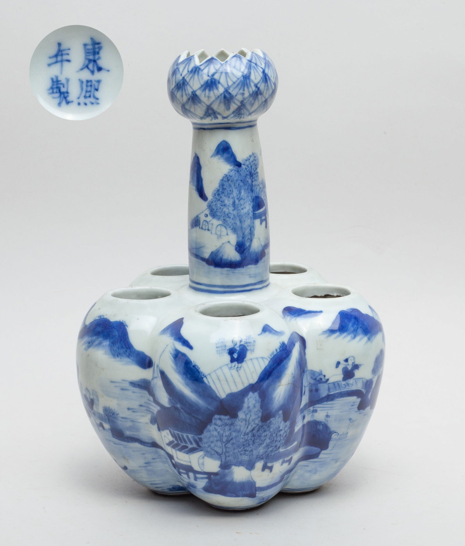 Special Form Chinese Export Porcelain Vase (1 of 10)