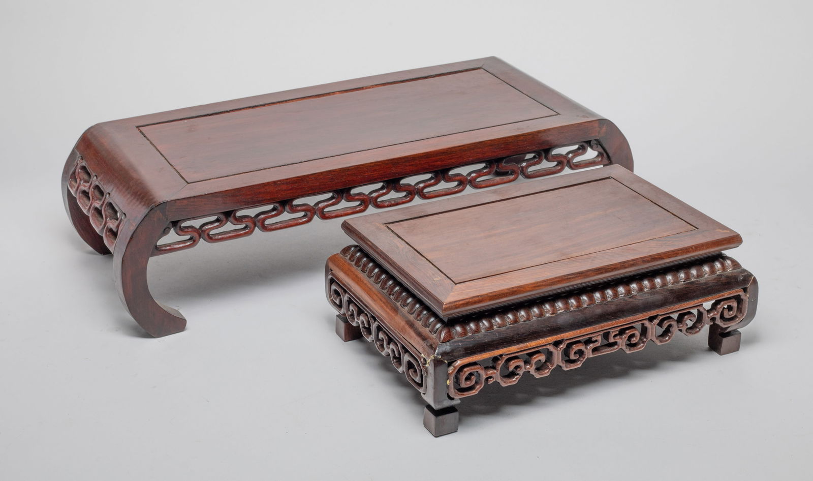 Two Chinese Wood Stands (1 of 6)