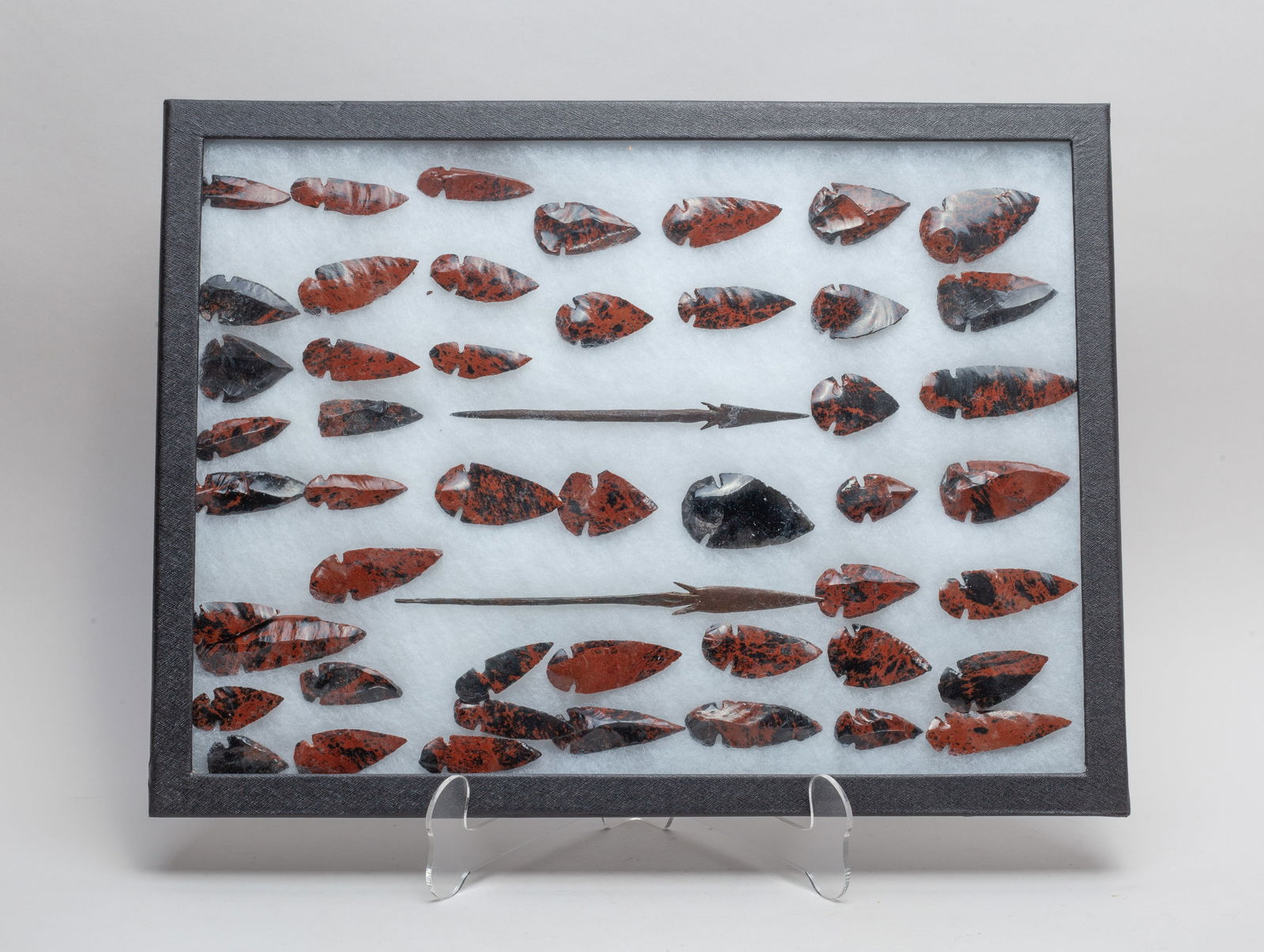 American Indian Type Jasper & Metal Carvings (1 of 10)