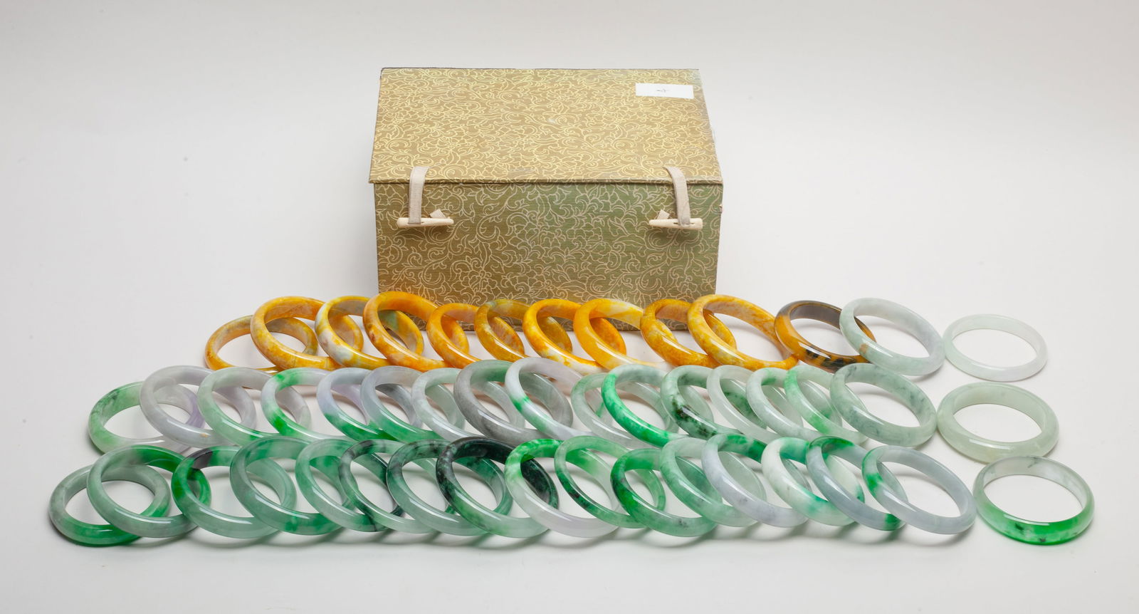 Estate Large Set Chinese Bangles (1 of 8)