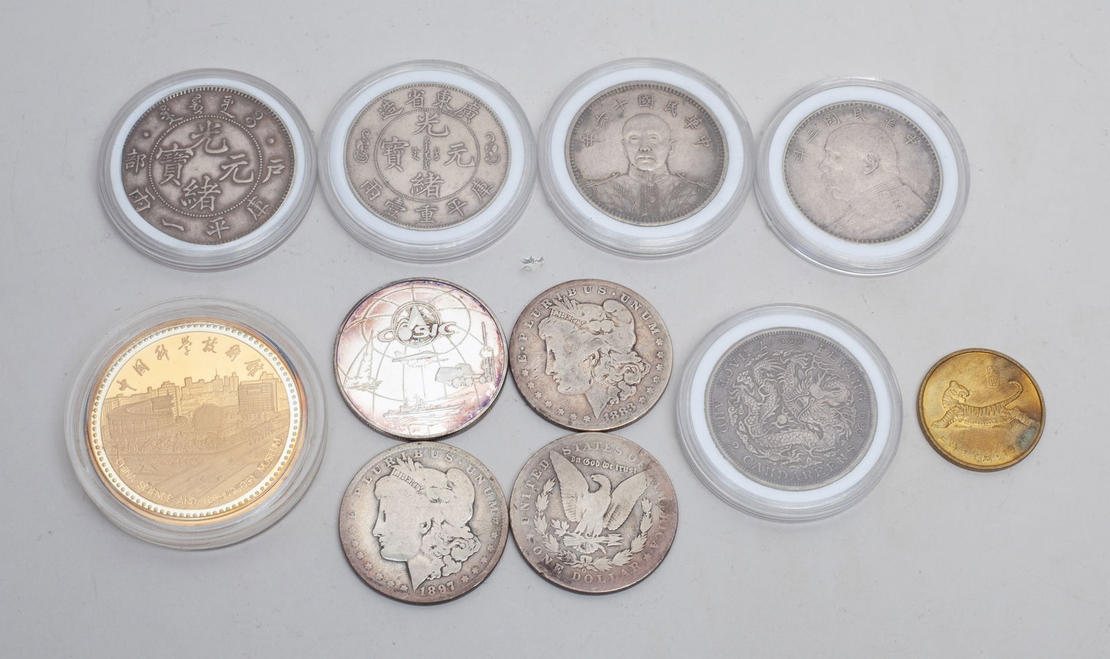Large Set Chinese Export Decor Coins (1 of 6)