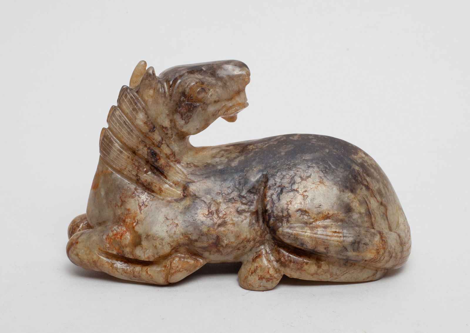 Chinese Burnt Jade Sculpture of Horse (1 of 11)