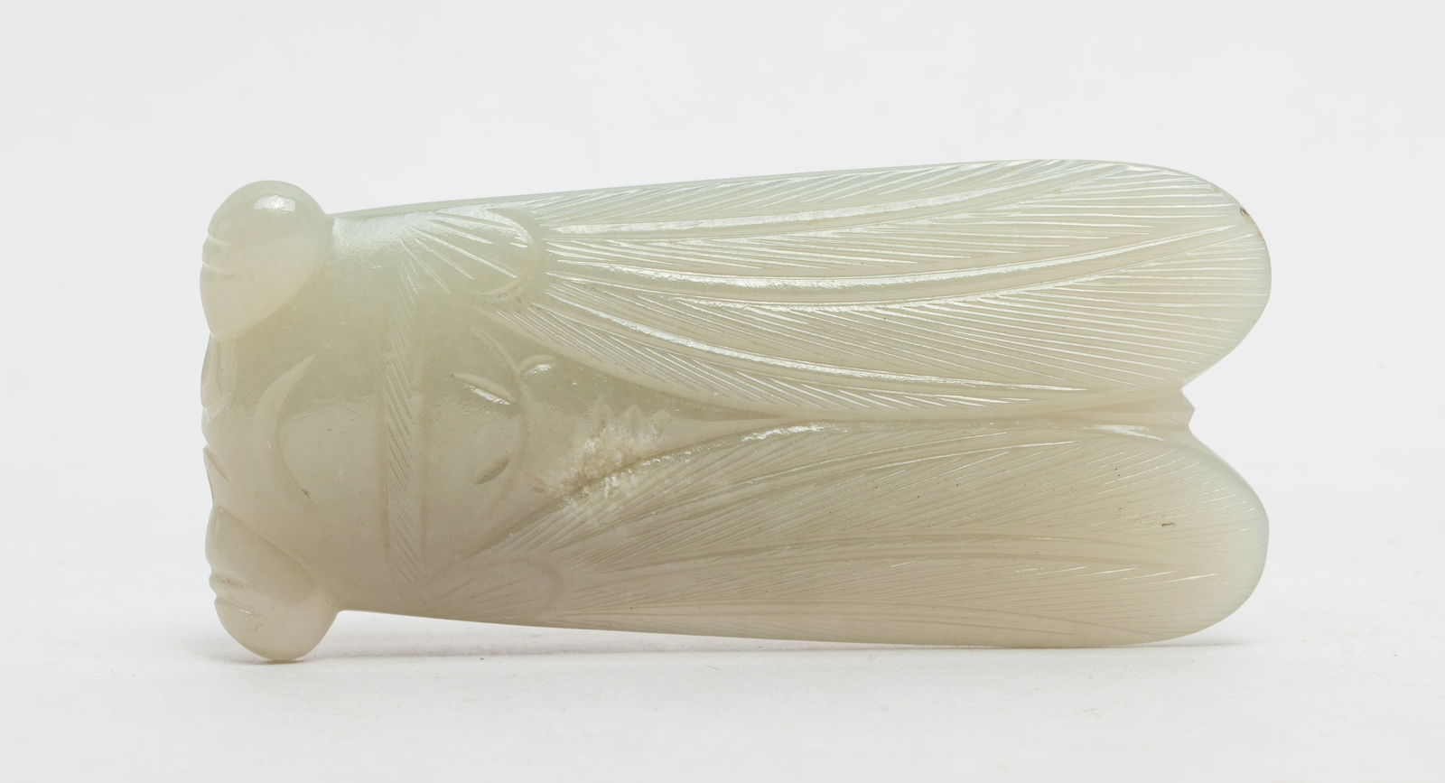 Chinese Jade Carved Large Cicada (1 of 9)