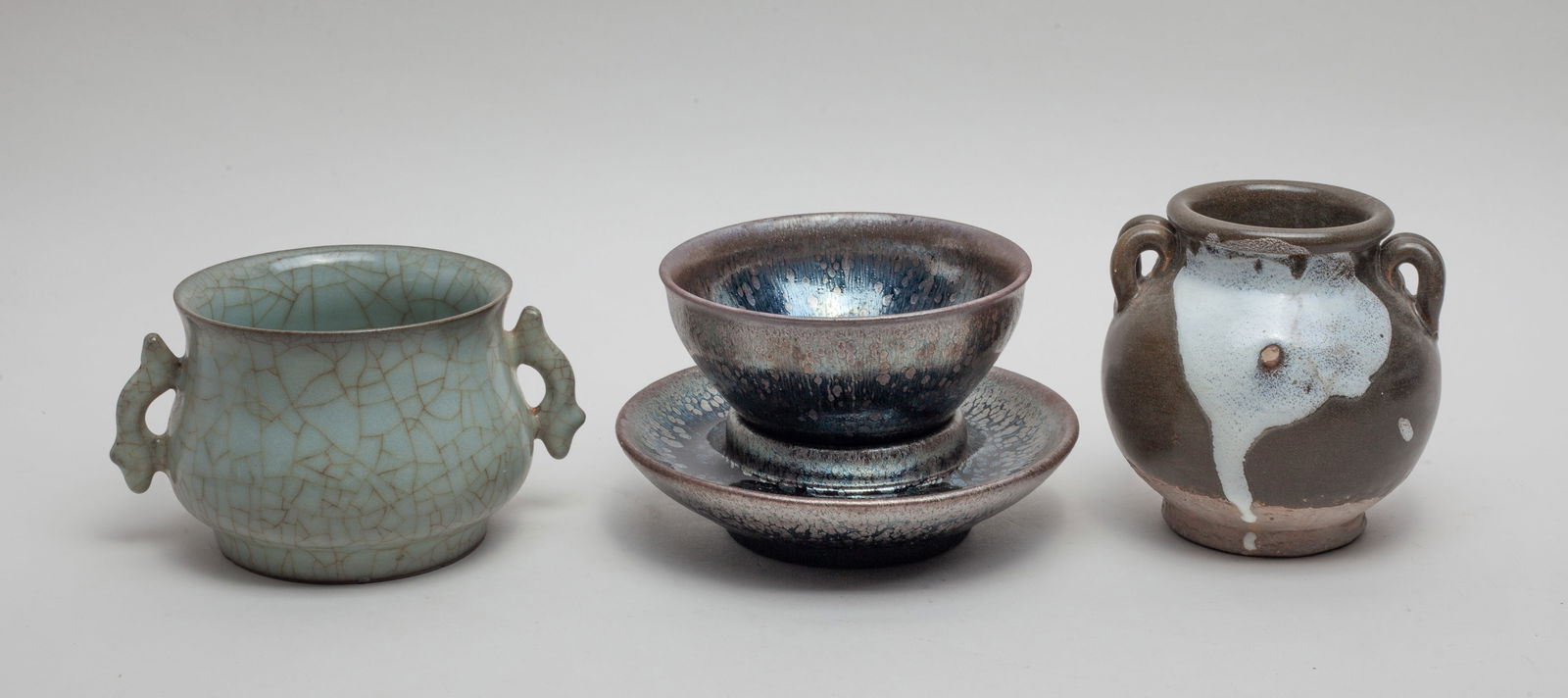 Estate Chinese Porcelain Censer, Tea Bowl & Jar (1 of 12)