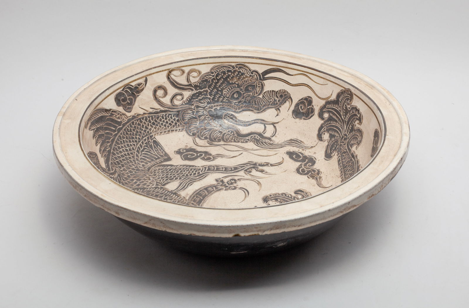 Massive Chinese Cizhou Porcelain Bowl (1 of 8)