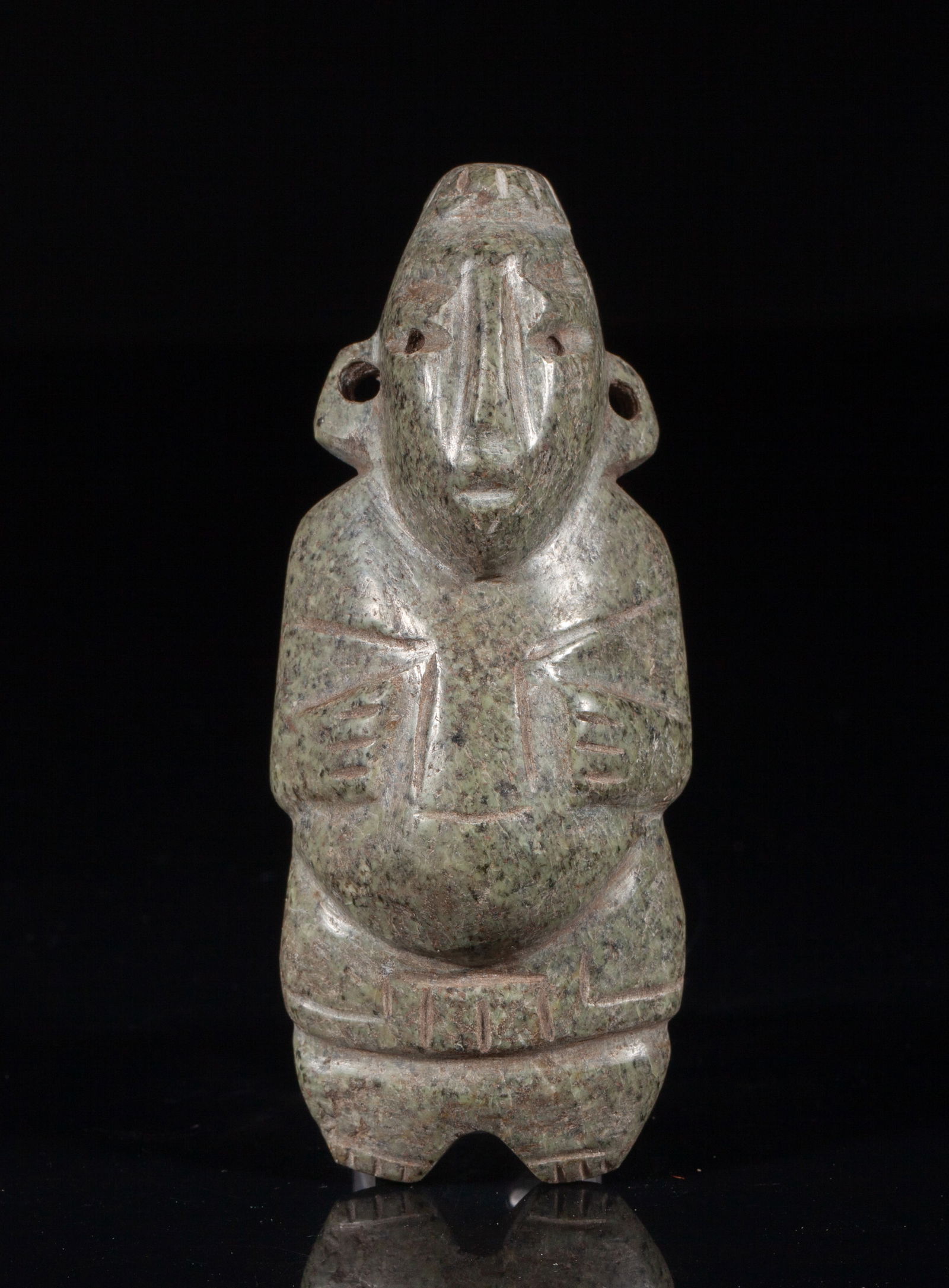 South American Maya Type Jade/ Stone Carving (1 of 10)
