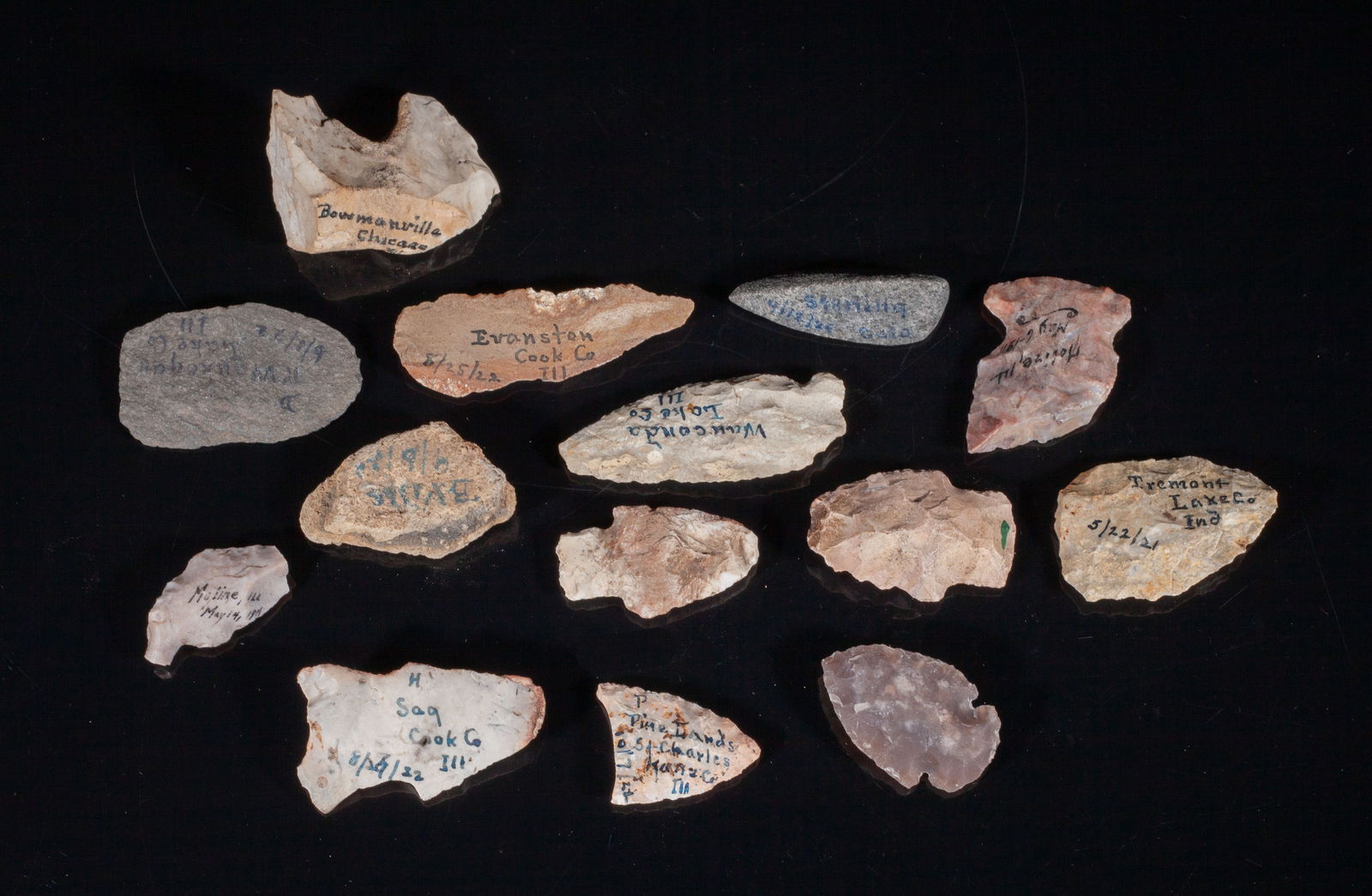 Antique American Indian Stone Heads (1 of 12)