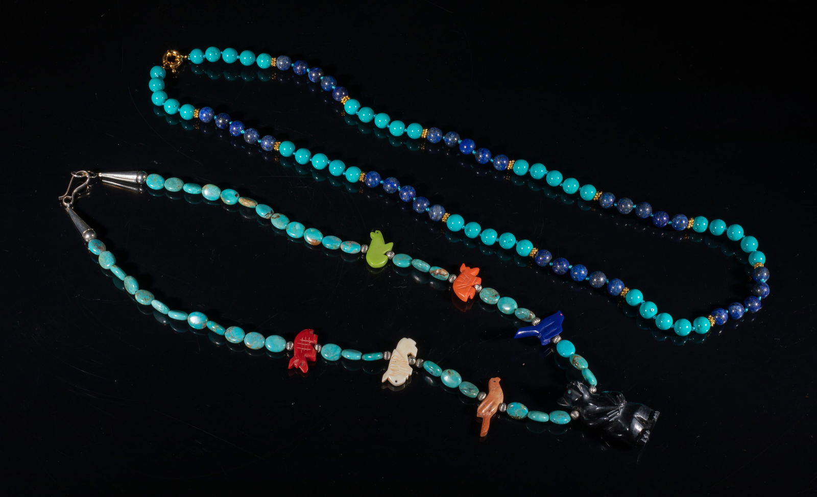 Designed Zuni Fetish Necklaces (1 of 11)