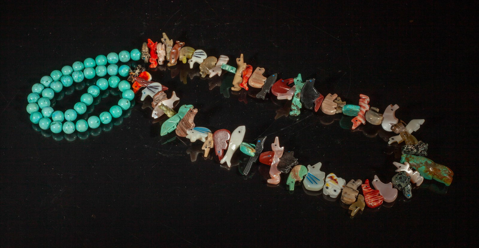 Long Zuni Fetish Necklace (1 of 15)