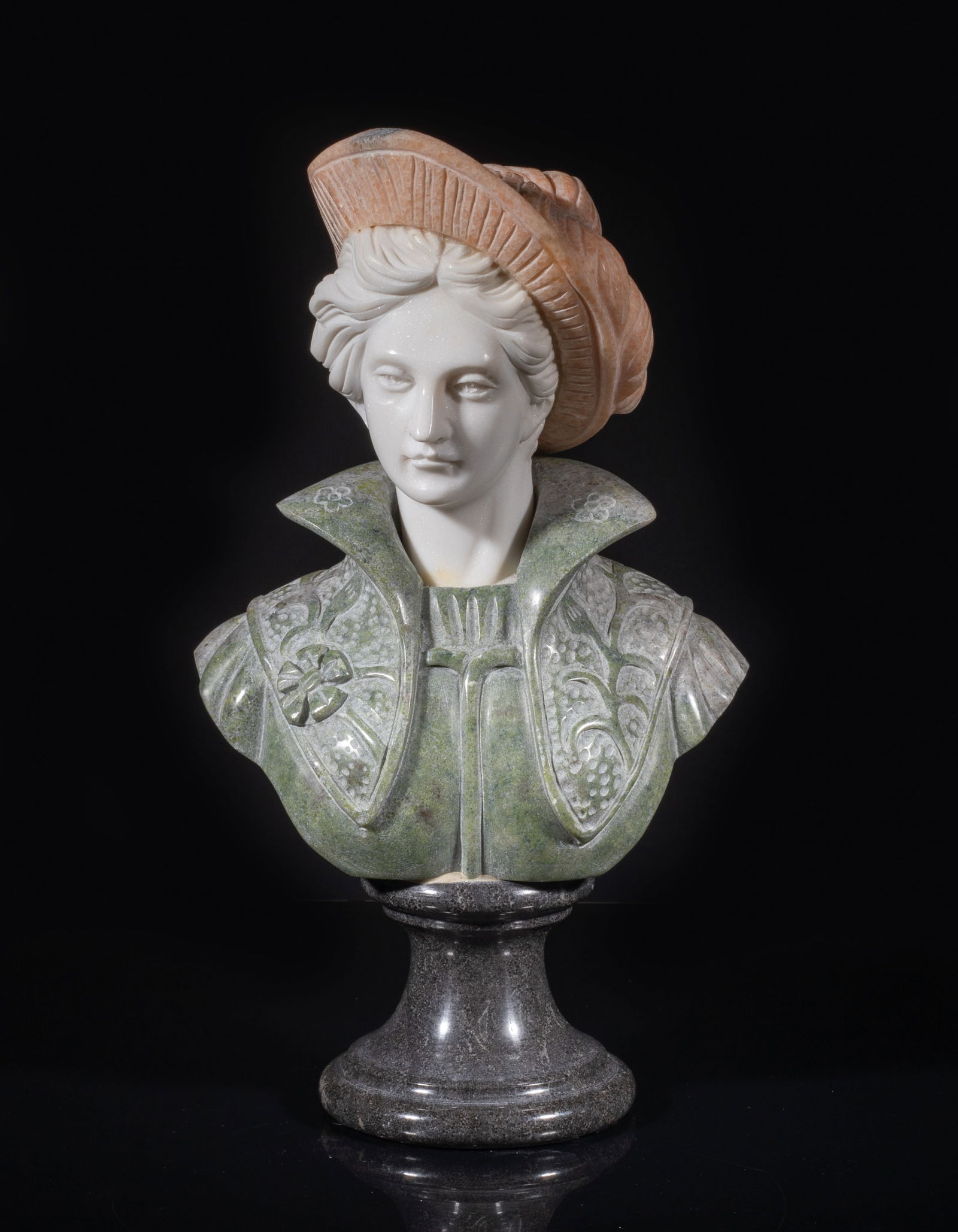 Italy Marble Sculpture of Lady (1 of 9)